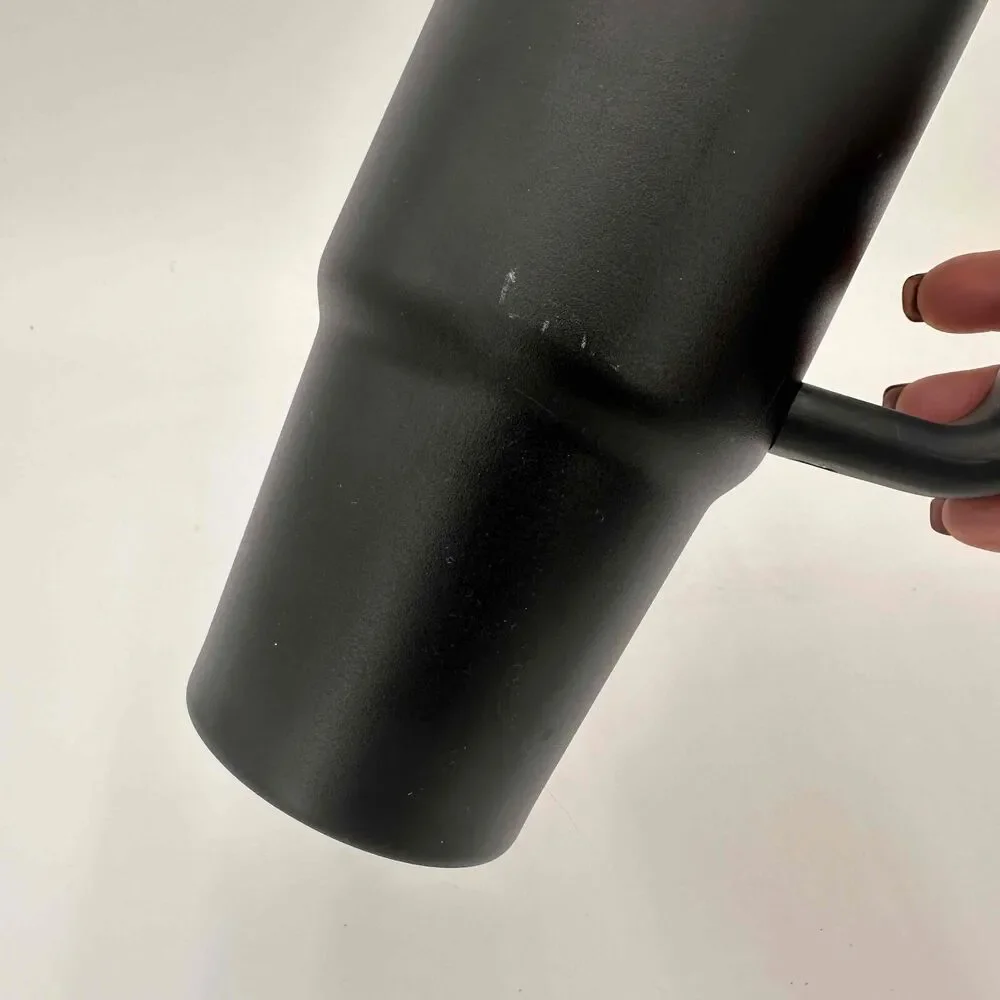 STANLEY Black Insulated Quencher H2.0 Flowstate Tumbler Travel Mug 30 OZ NWOT - Picture 3 of 9